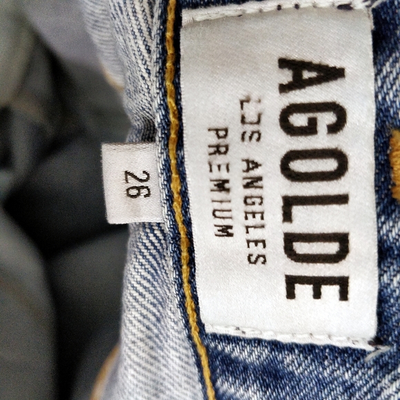 Agolde 90's Mid Rise Loose Fit Jeans in Fall Out - Picture 10 of 13